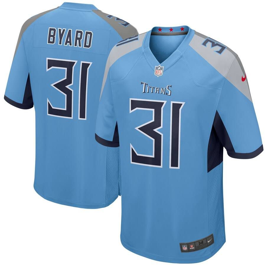 Men Tennessee Titans #31 Kevin Byard Nike Light Blue Player Game NFL Jersey